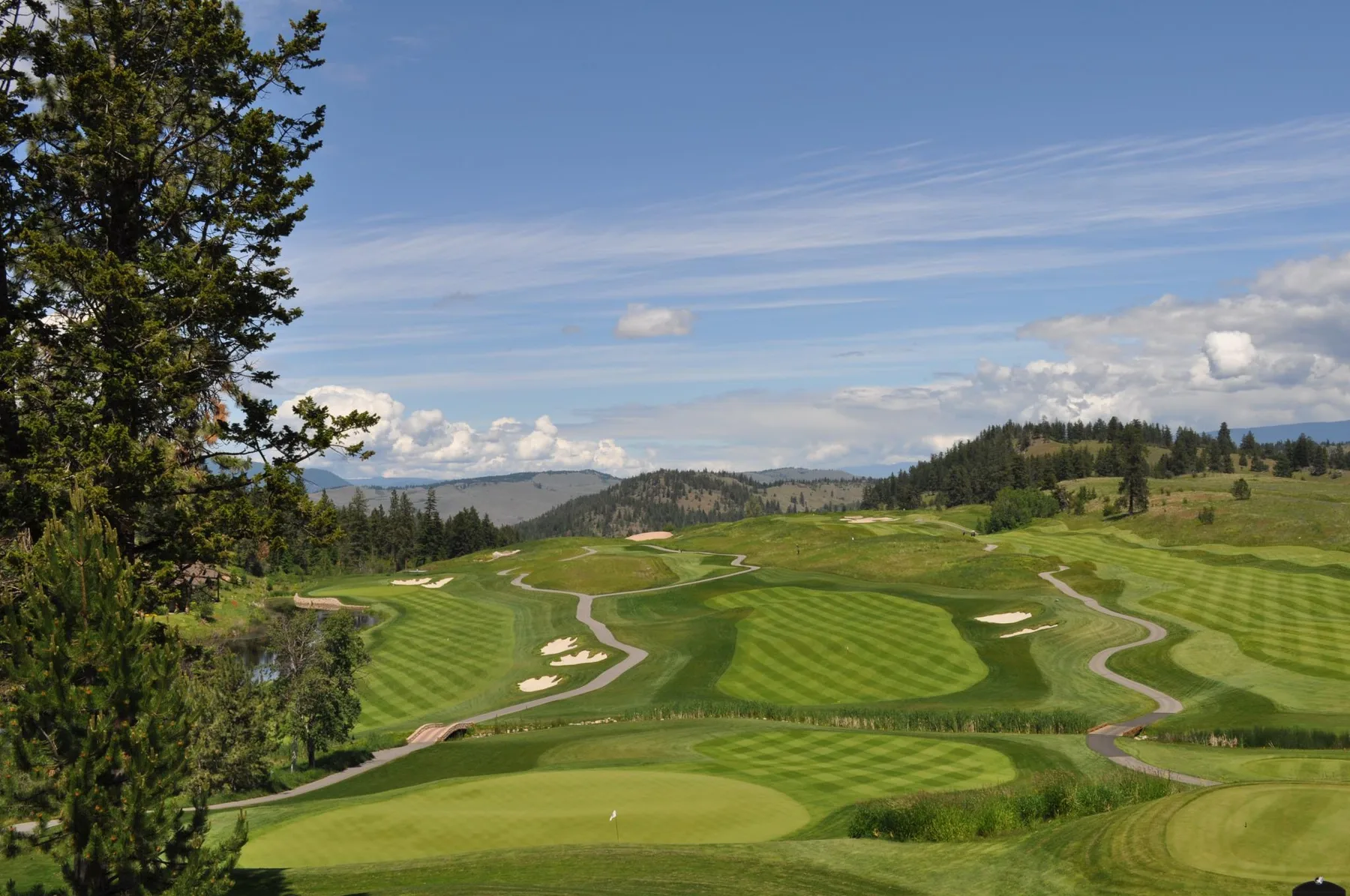 Panoramic view of Predator Ridge golf course