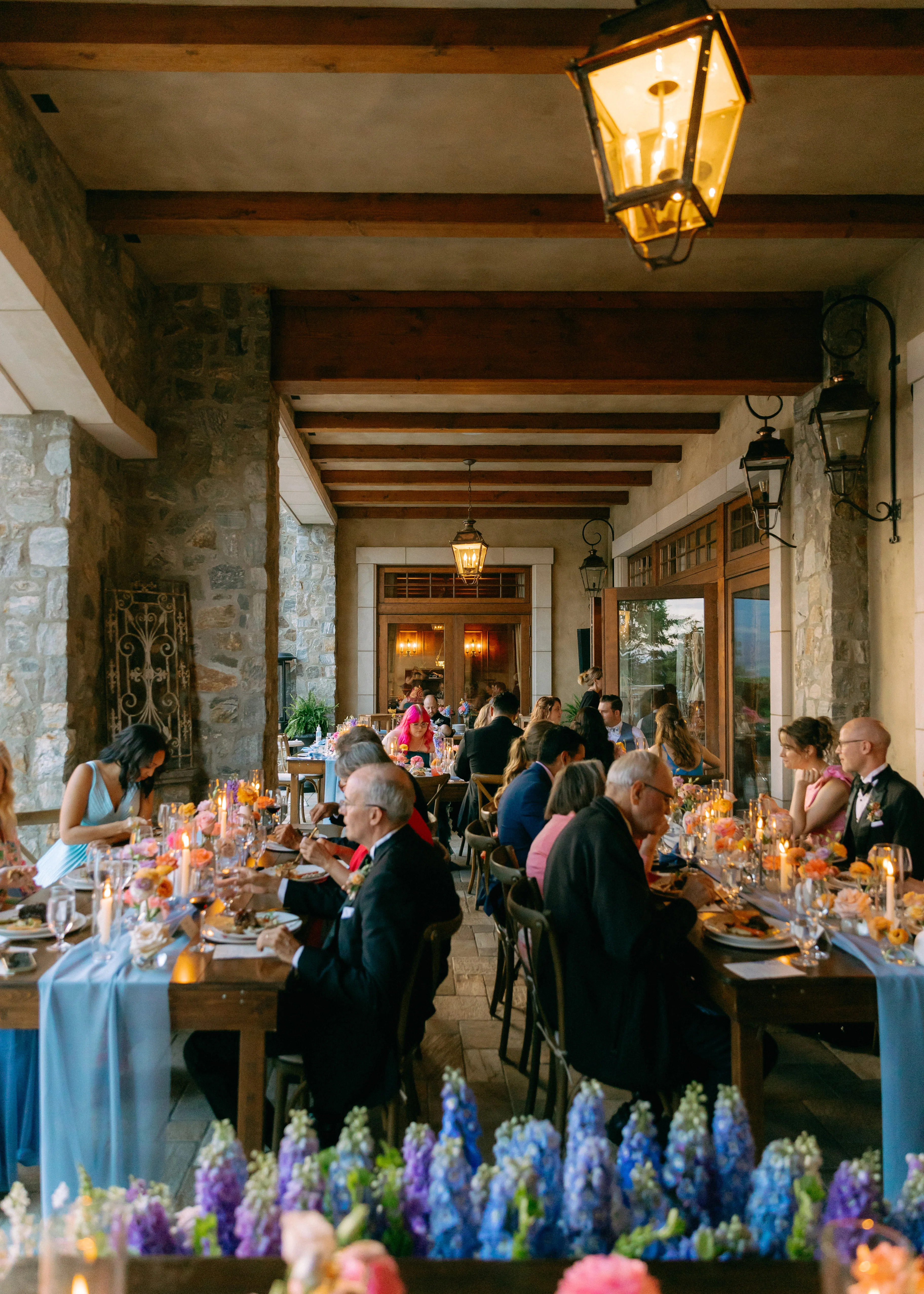 Terrace reception at Château Okanagan